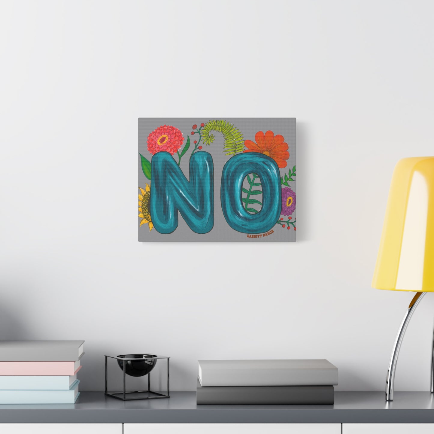 "NO" Canvas Gallery Wraps