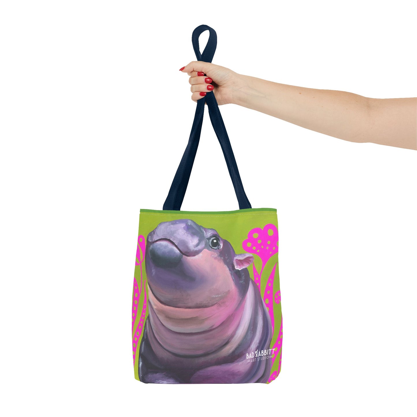 Moo Deng Tote Bag (AOP)