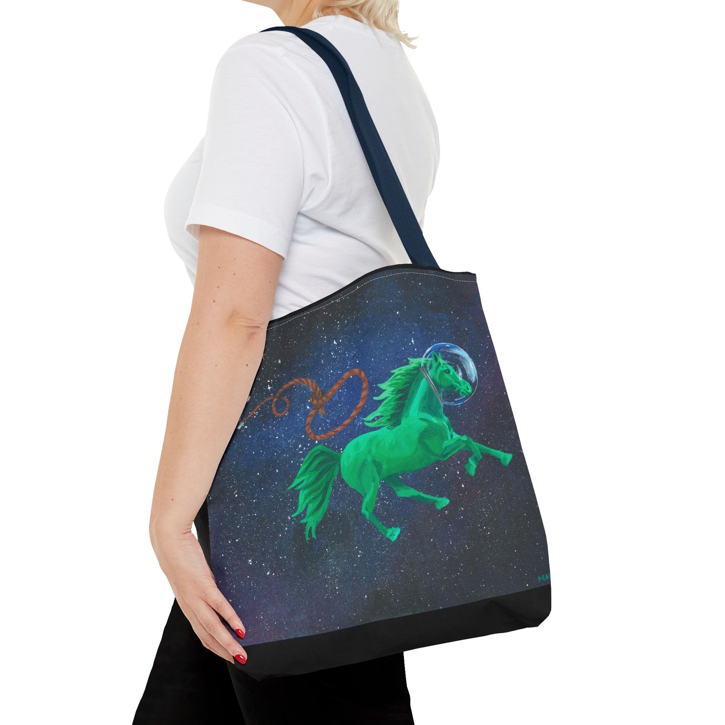 Space Horse Tote Bag