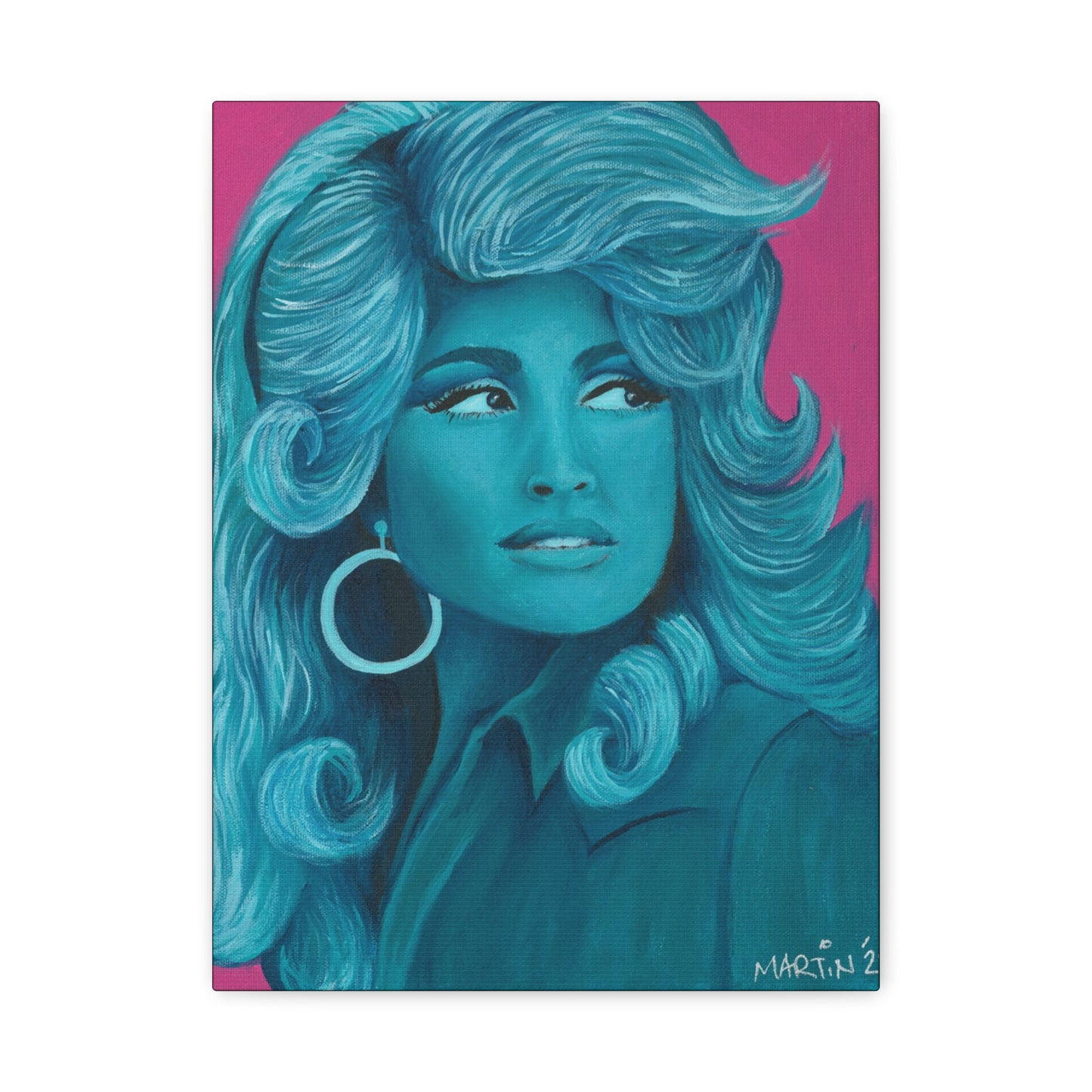 Teal Dolly - Canvas Gallery Wrap