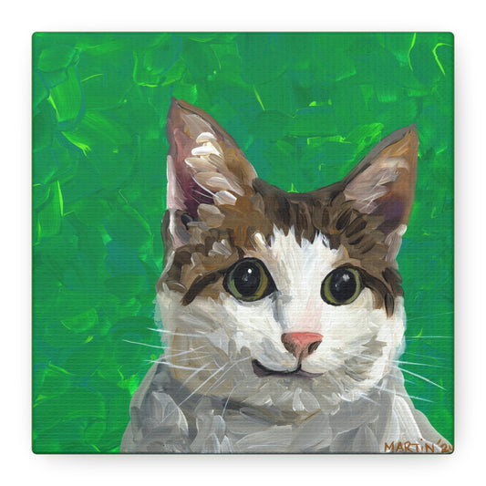 Goofy Tabby Canvas Gallery Wrap