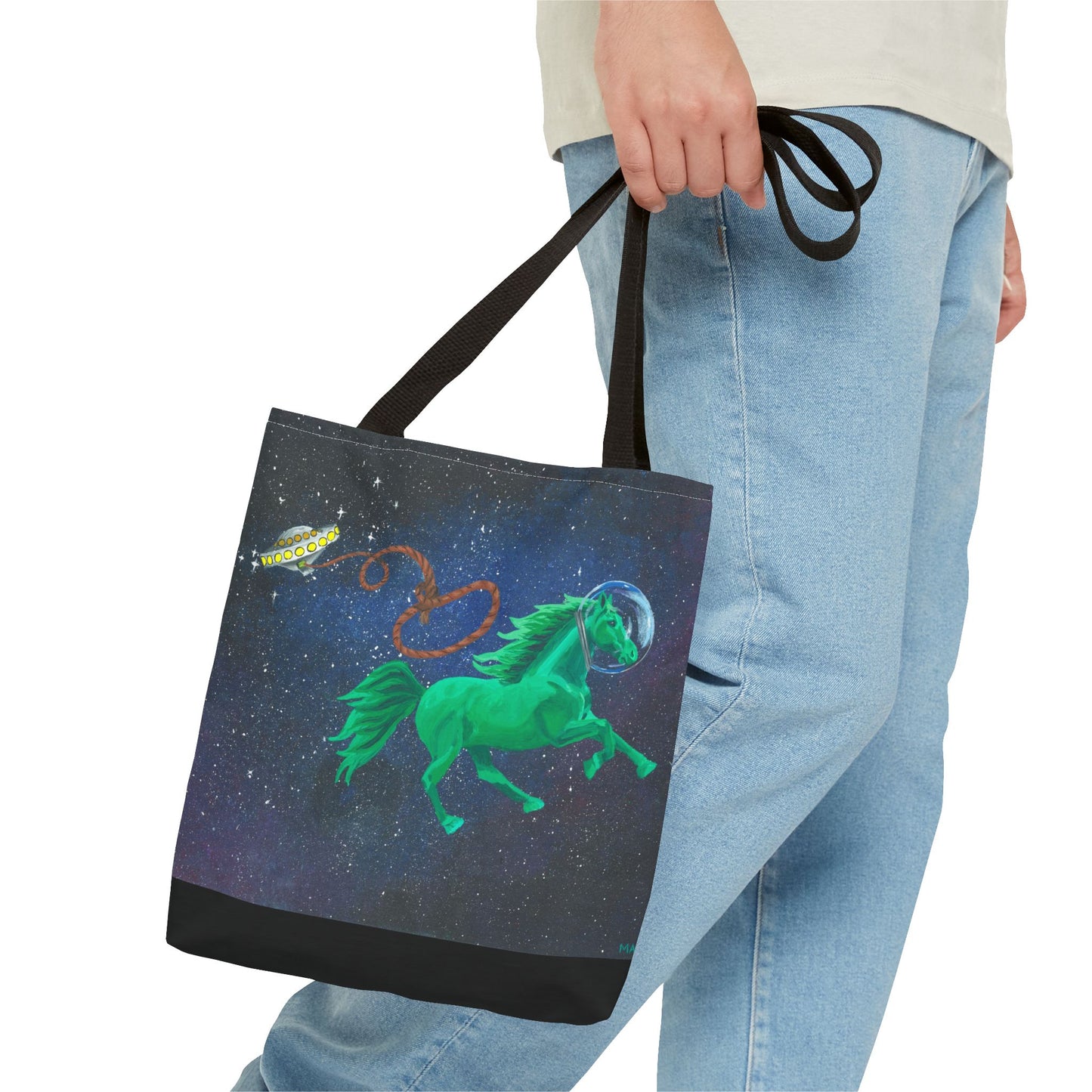 Space Horse Tote Bag