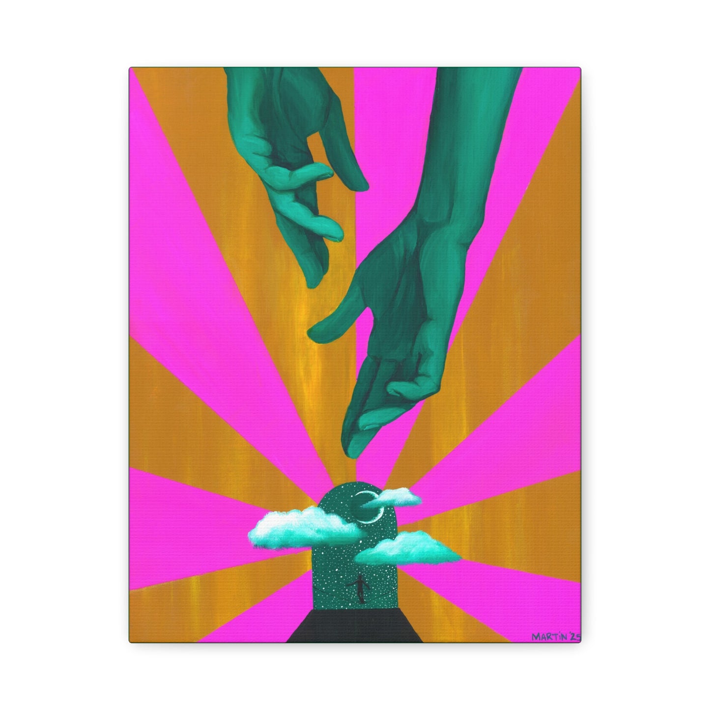 "Past Self" Matte Canvas, Stretched, 1.25"