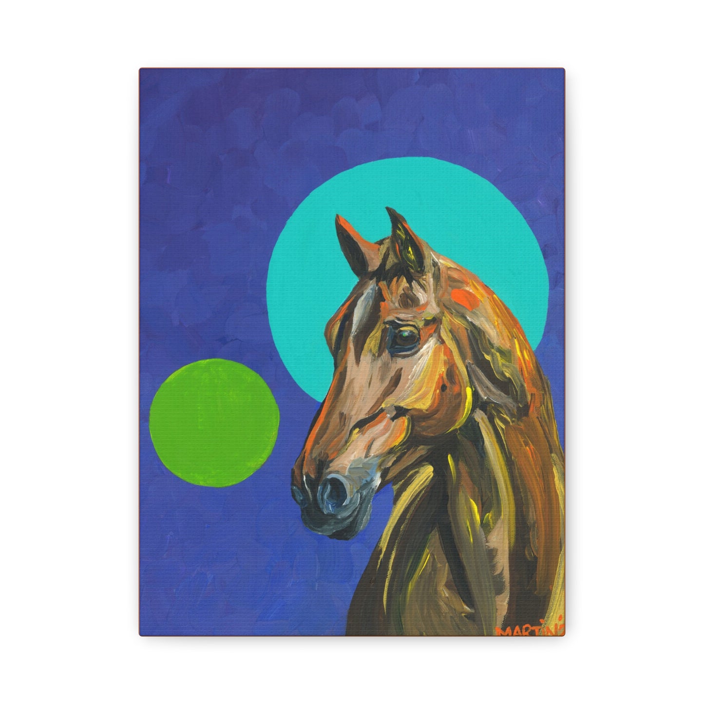 Brown Horse Canvas Gallery Wrap