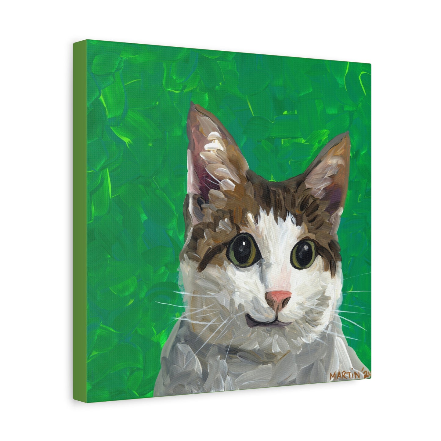 Goofy Tabby Canvas Gallery Wrap