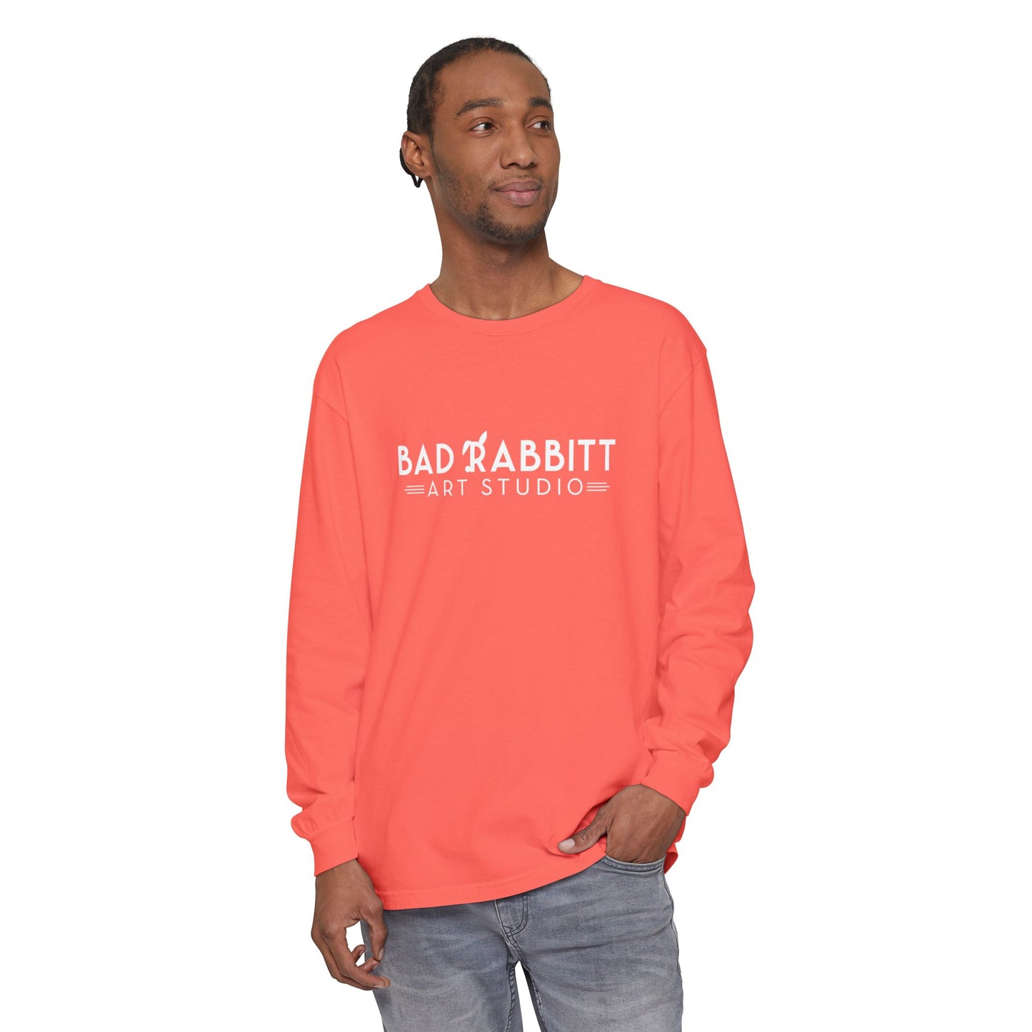 Bad Rabbitt Art Studio Comfort Color's Unisex Garment-dyed Long Sleeve T-Shirt