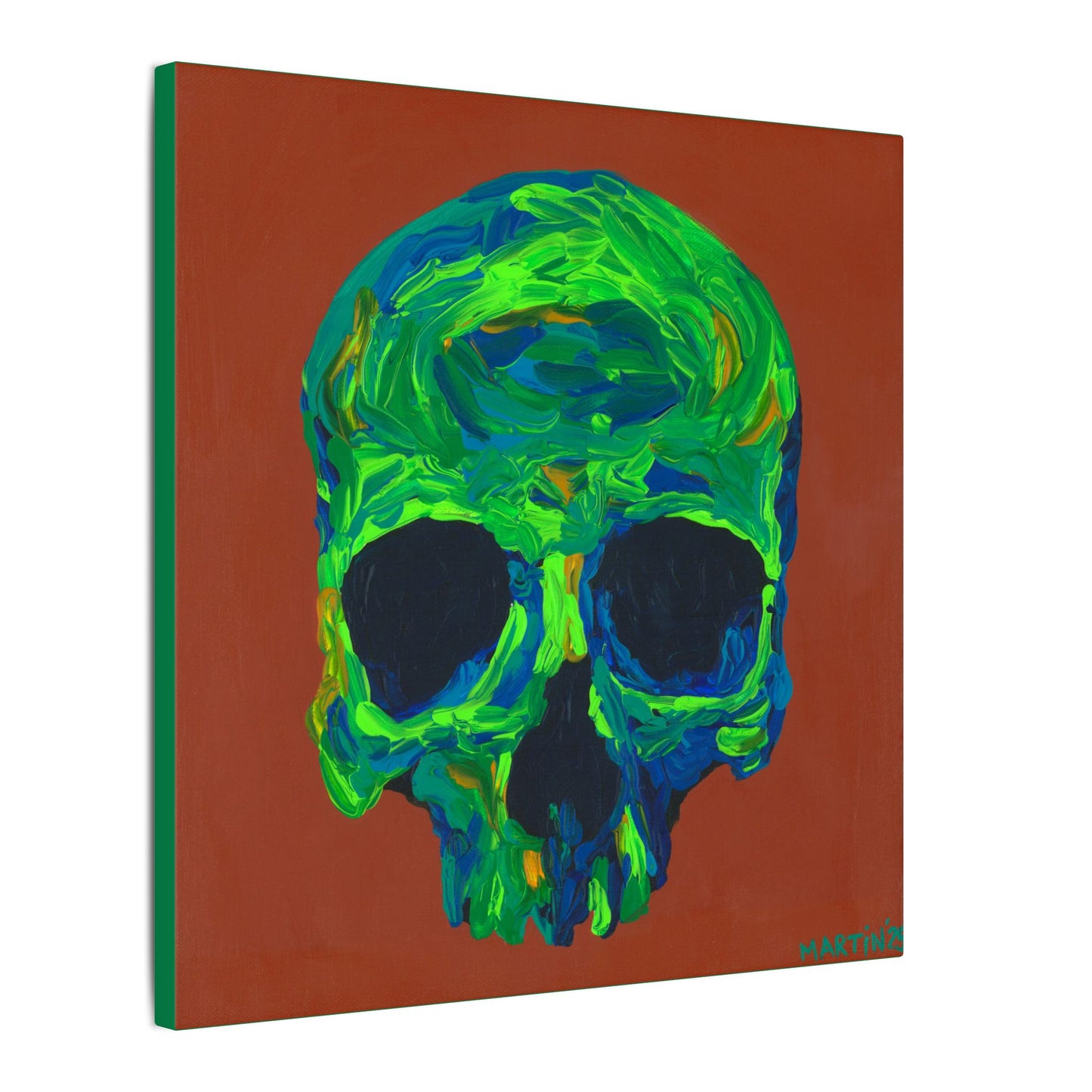 Goopy Skull Canvas Gallery Wrap