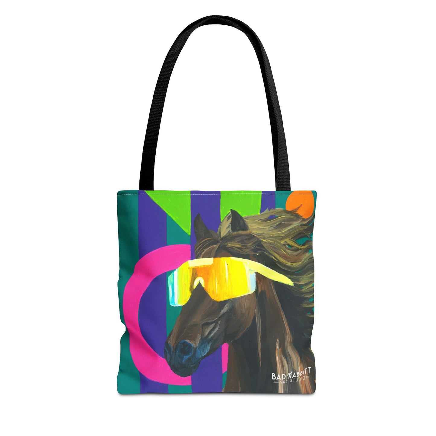 Dude Bro Horse Tote Bag (AOP)