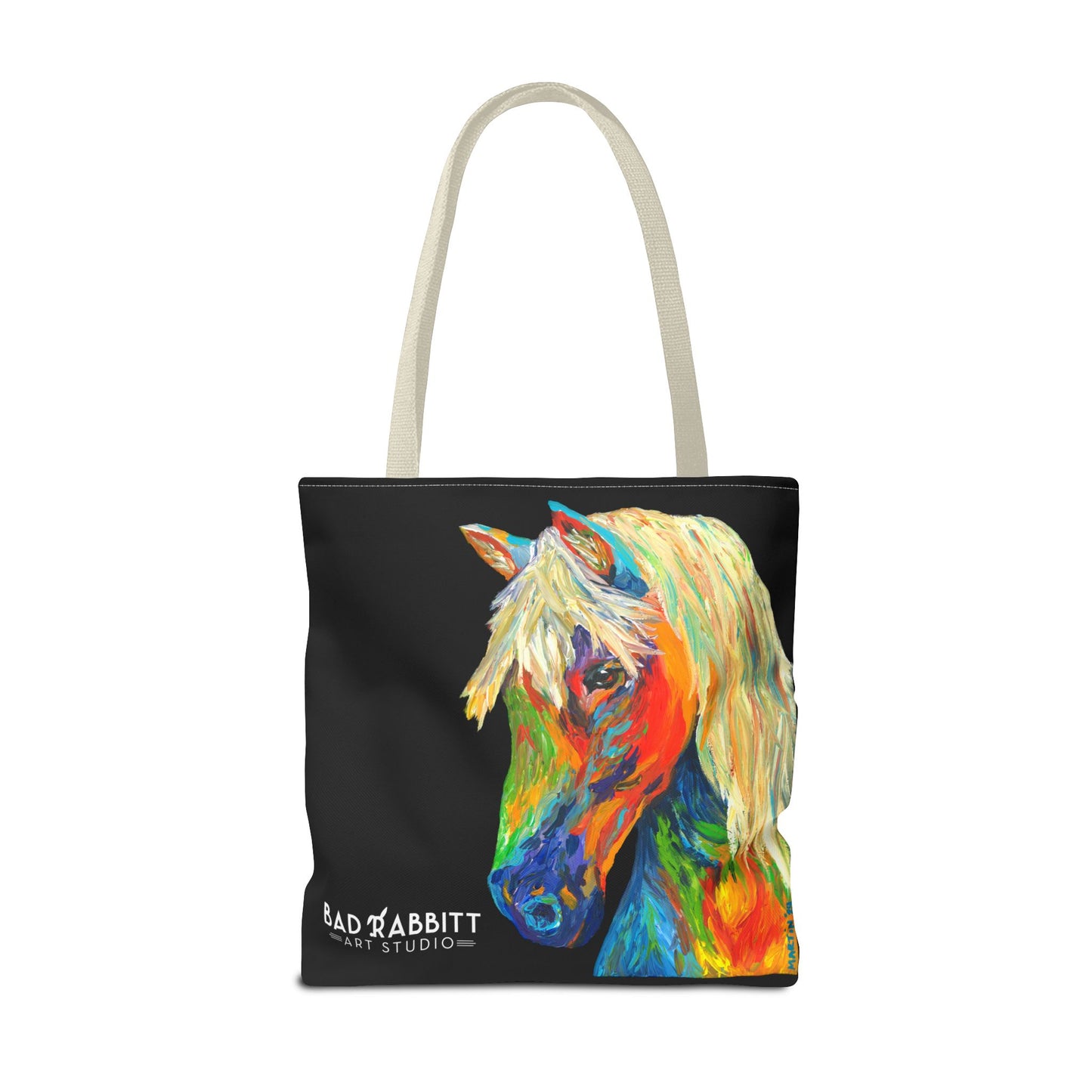 Rainbow Horse Tote Bag (AOP)