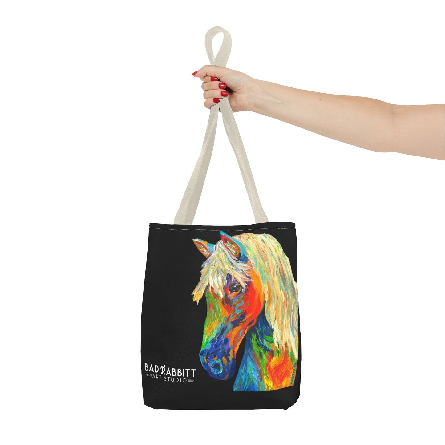 Rainbow Horse Tote Bag (AOP)