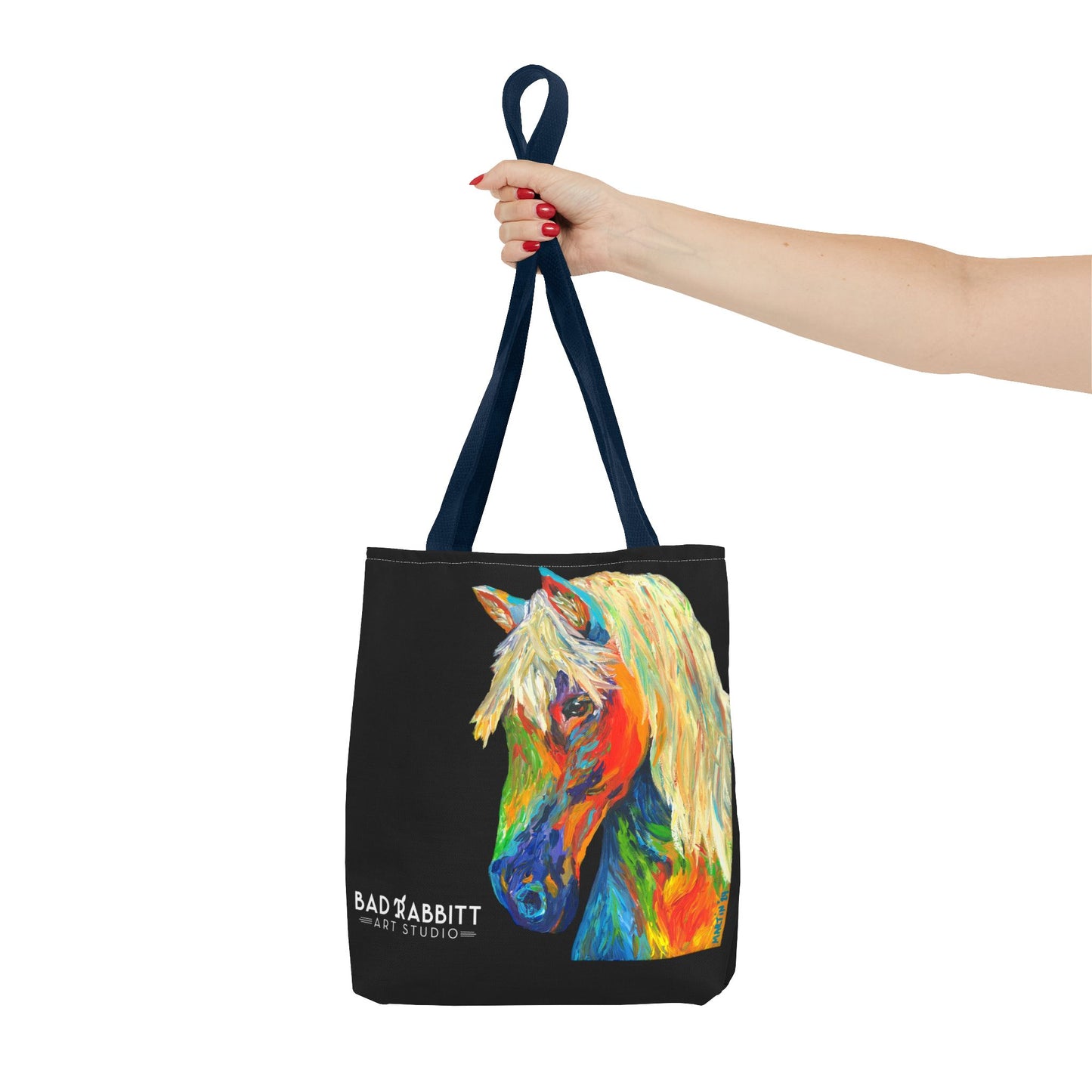 Rainbow Horse Tote Bag (AOP)