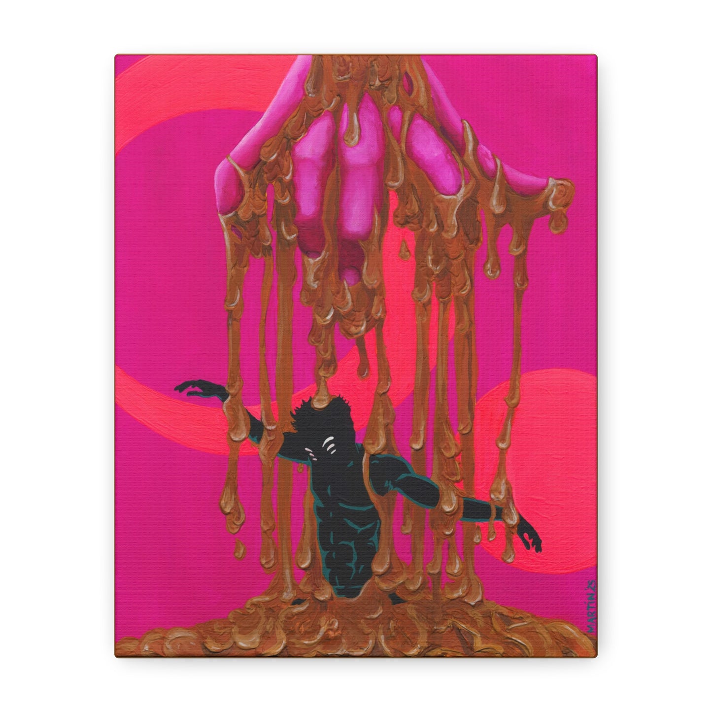 "Caramel" Matte Canvas, Stretched, 1.25"