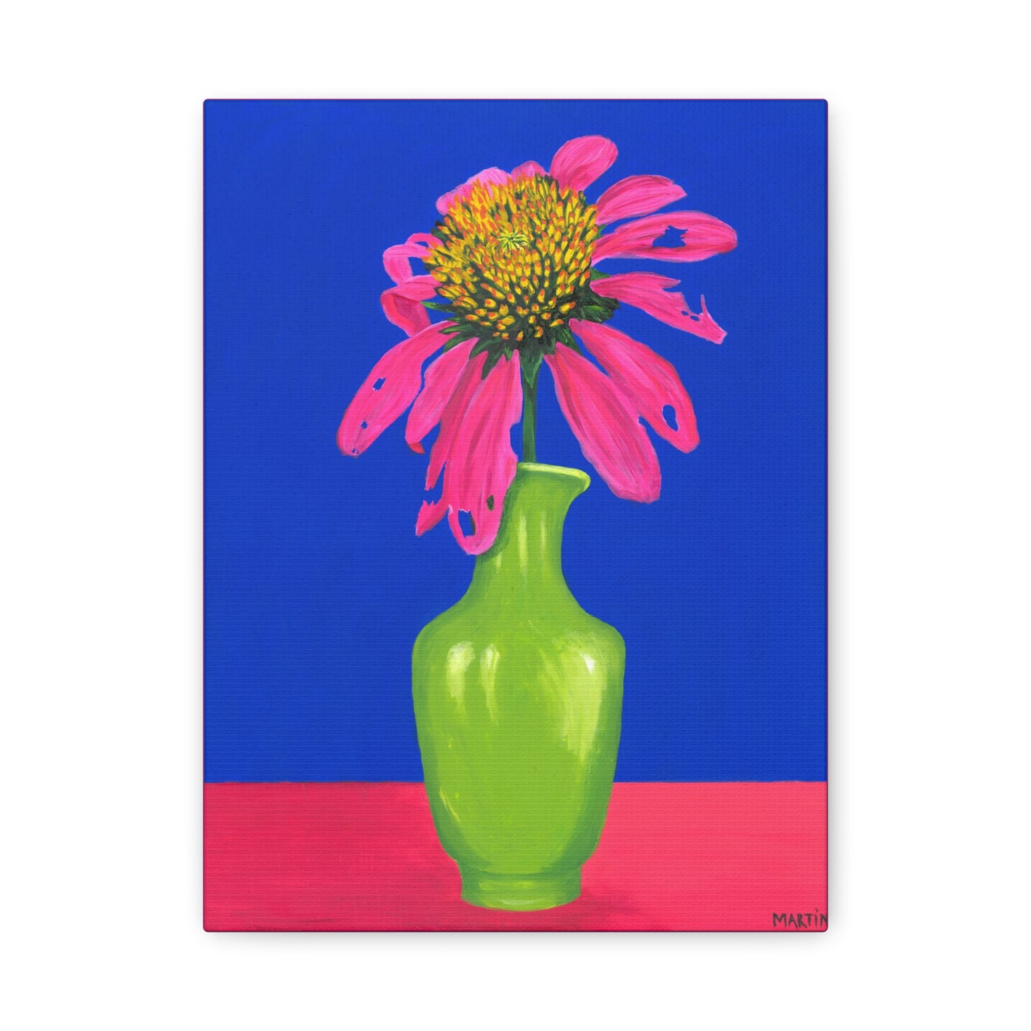 Beat-Up Coneflower Canvas Gallery Wrap
