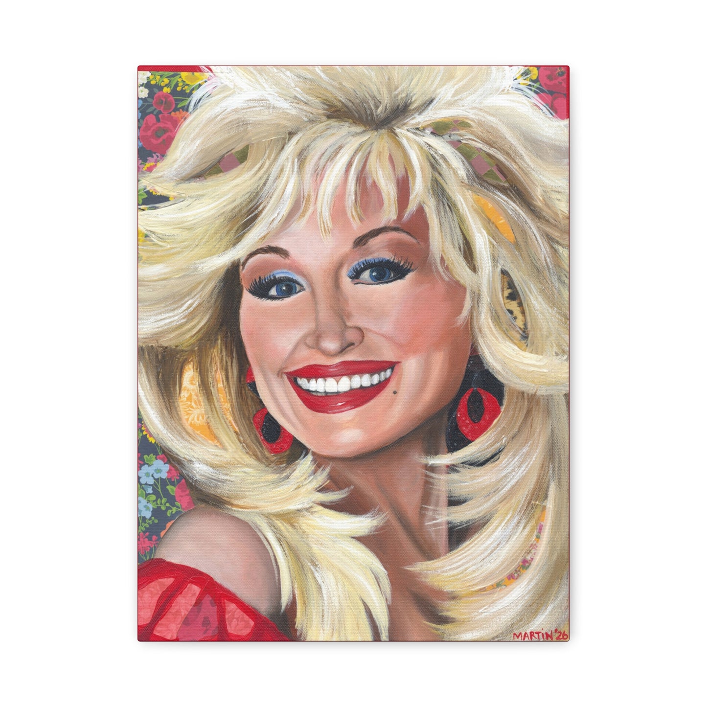 "Dolly" Matte Canvas, Stretched, 1.25"