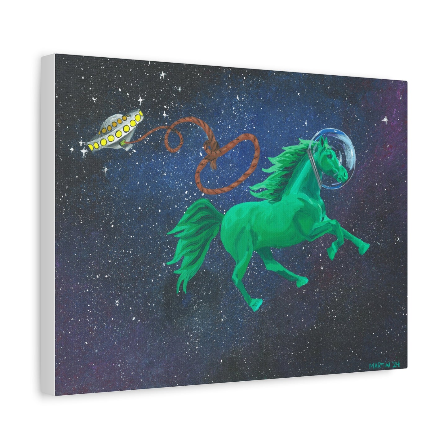 Space Horse Canvas Gallery Wrap