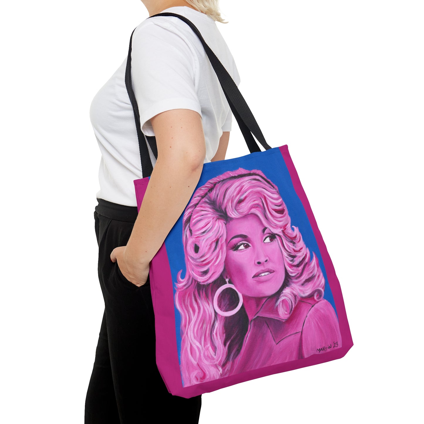Pink Dolly Tote Bag (AOP)