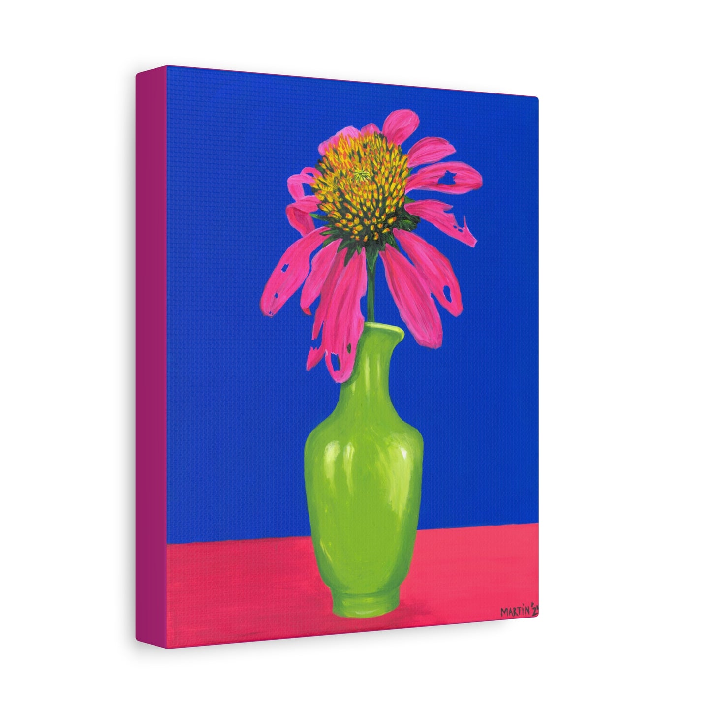 Beat-Up Coneflower Canvas Gallery Wrap