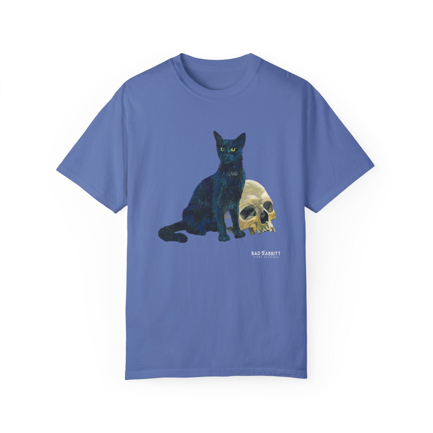 Gene Parmesan with the Skull of Dave's Enemy Unisex Garment-Dyed T-shirt