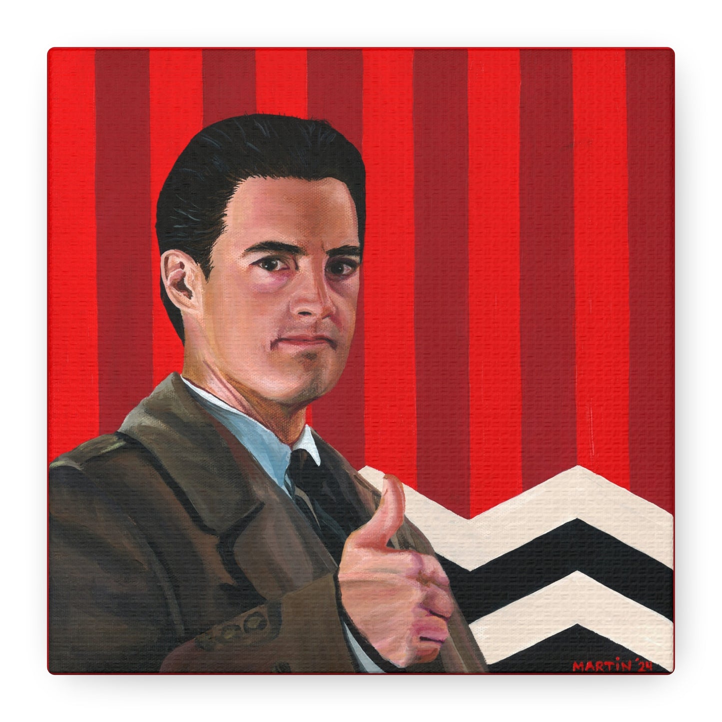 Special Agent Dale Cooper Canvas Gallery Wrap