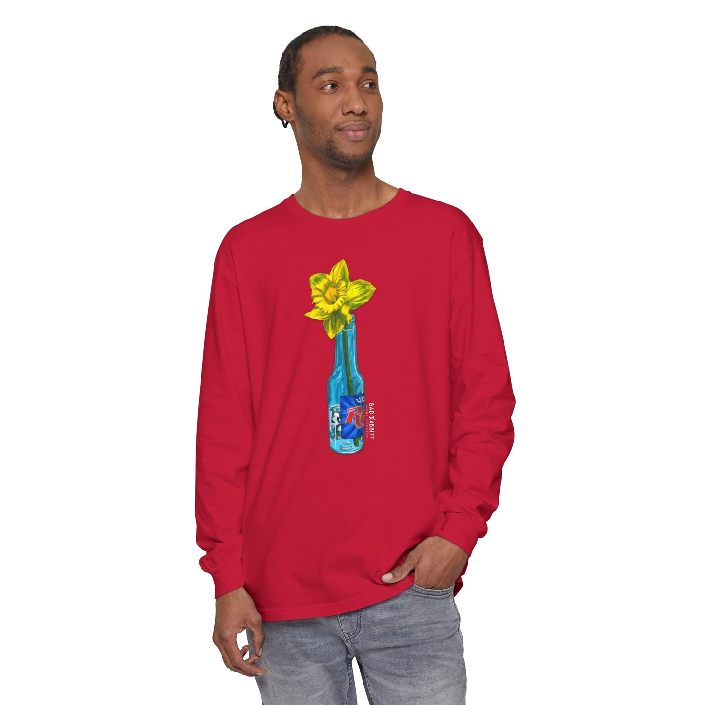 Springtime in Bell Buckle Unisex Garment-dyed Long Sleeve T-Shirt