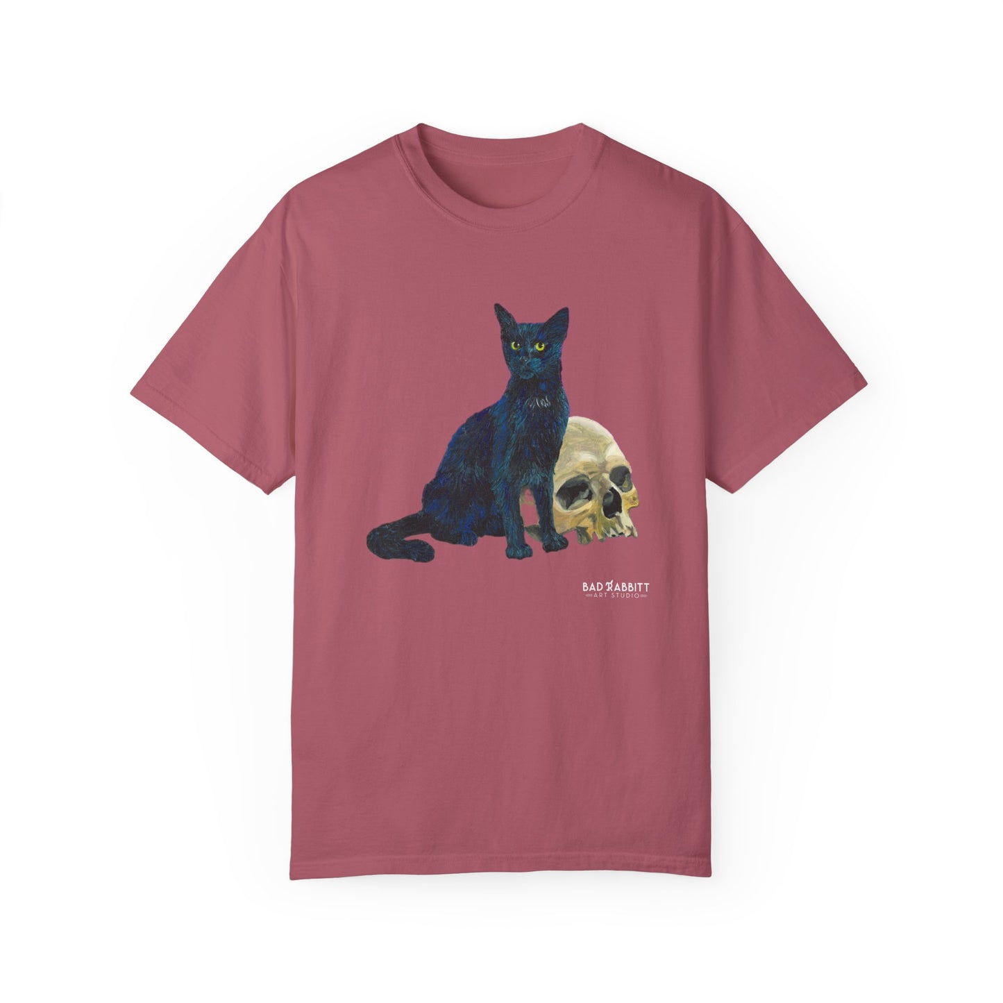 Gene Parmesan with the Skull of Dave's Enemy Unisex Garment-Dyed T-shirt