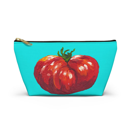 "Juicy Tomato" Accessory Pouch w T-bottom
