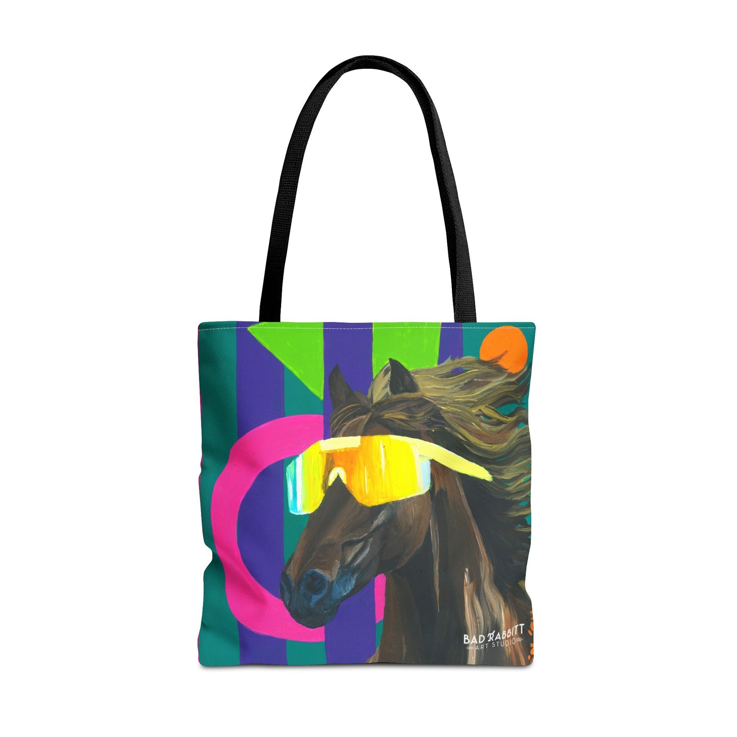 Dude Bro Horse Tote Bag (AOP)
