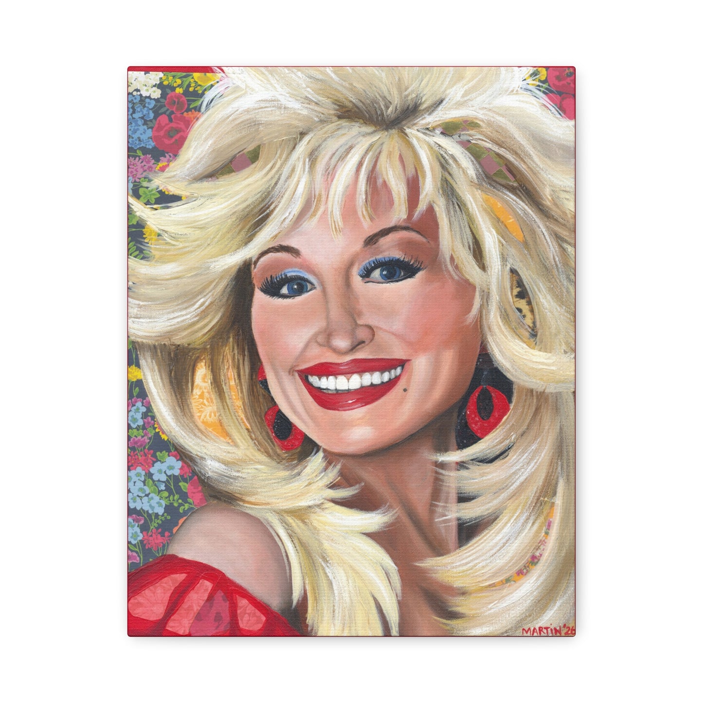 "Dolly" Matte Canvas, Stretched, 1.25"