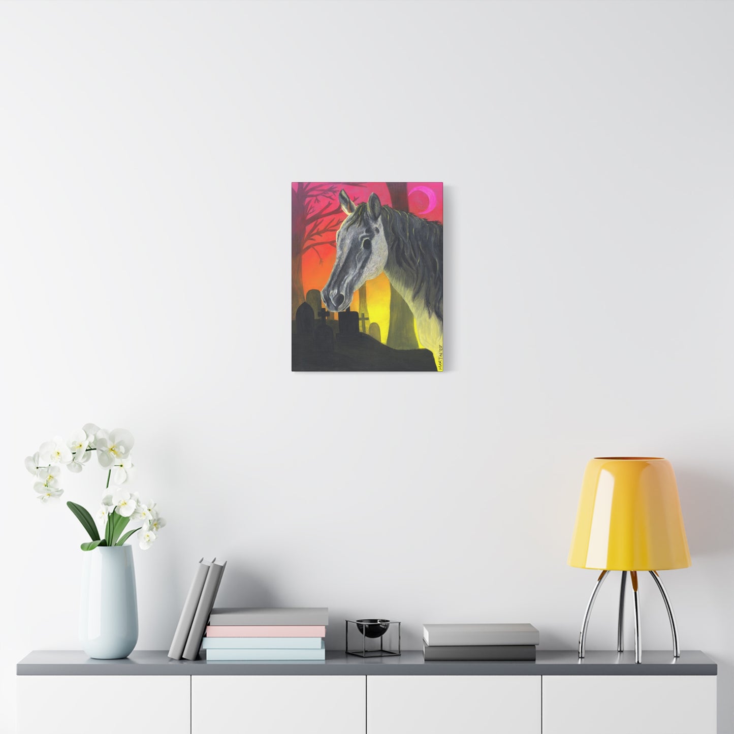 Spooky Horse Canvas Gallery Wraps