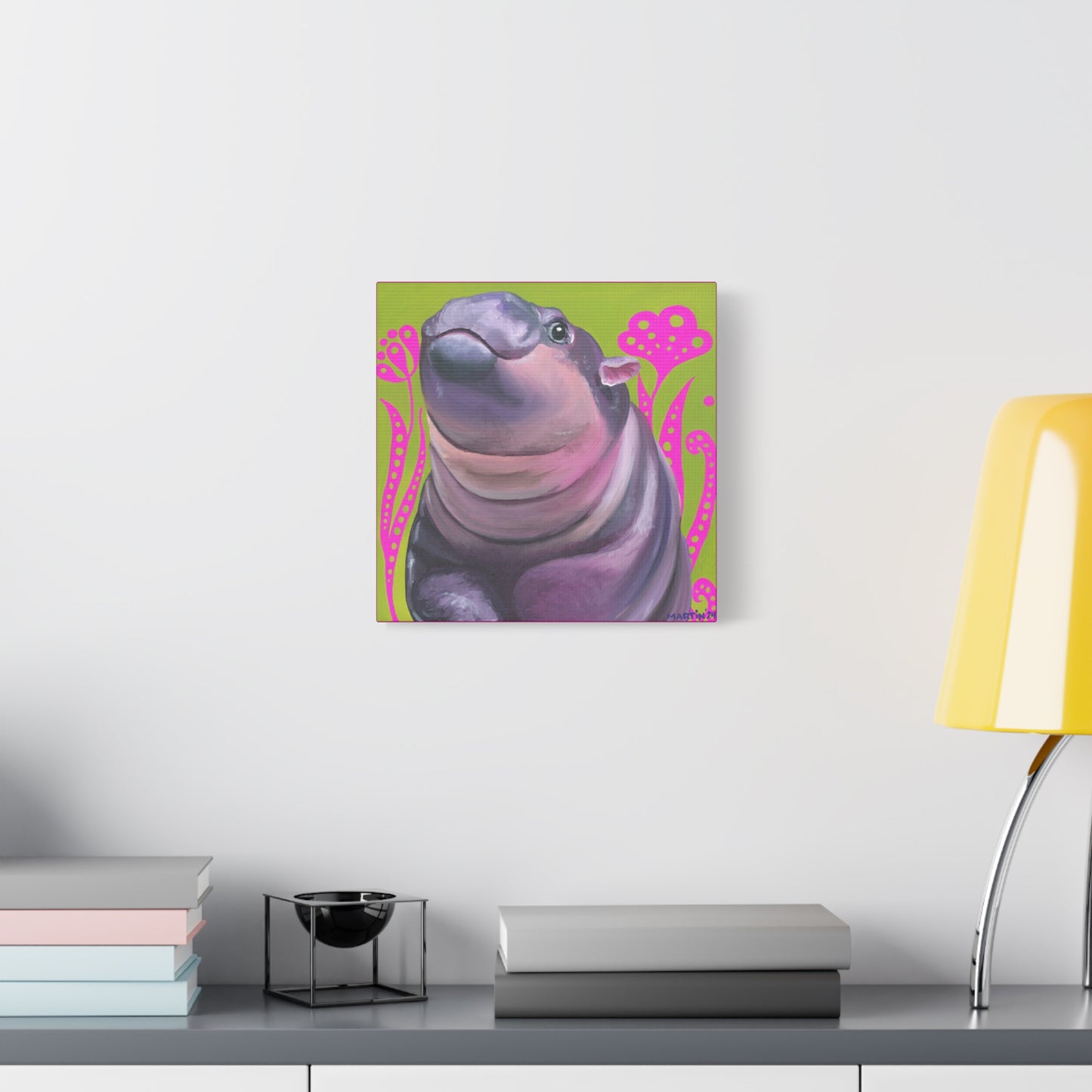 Moo Deng 2 Matte Canvas, Stretched, 1.25"