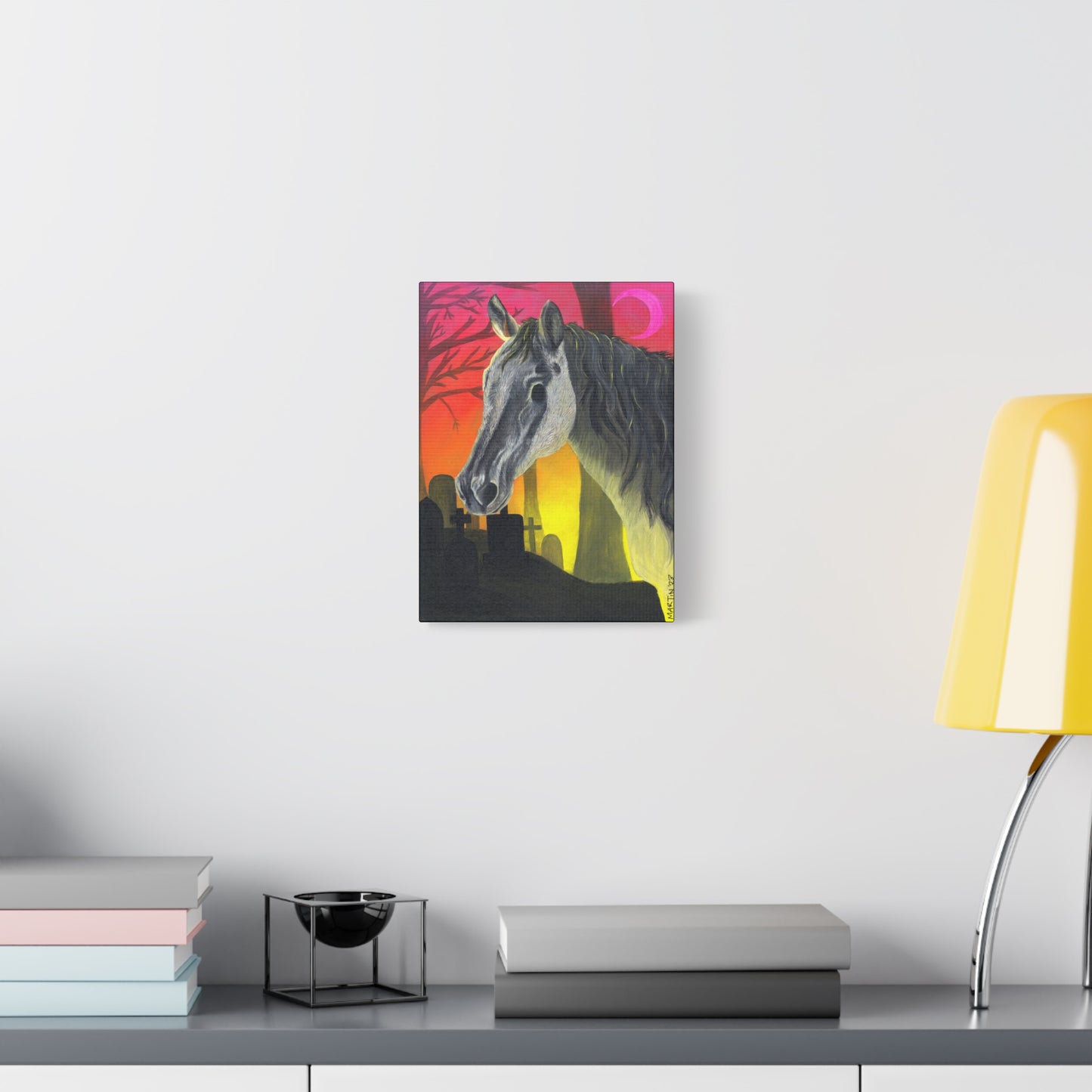 Spooky Horse Canvas Gallery Wraps