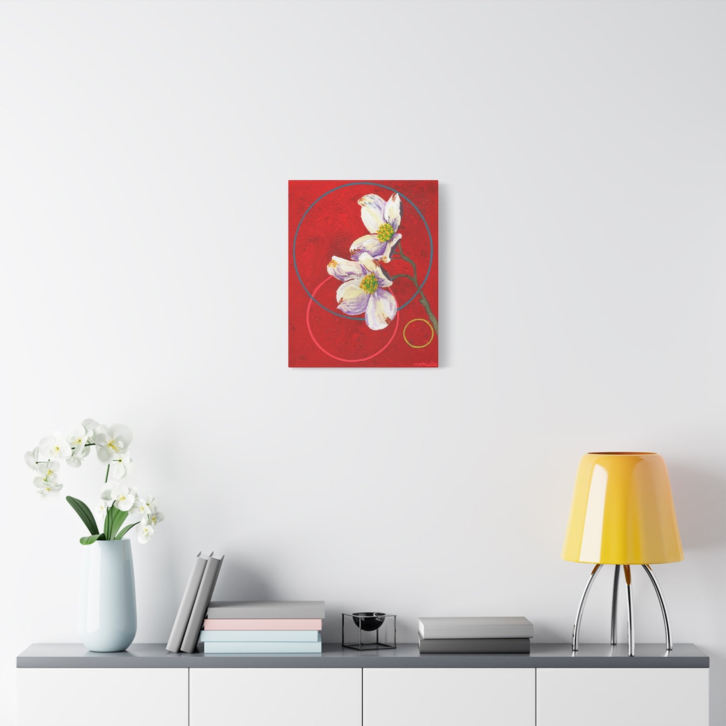 "Dogwood" Matte Canvas, Stretched, 1.25"