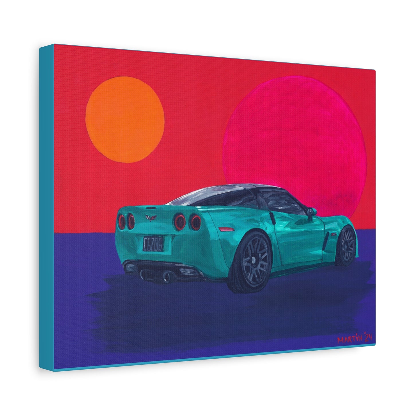 C6 Z06 Corvette Canvas Gallery Wrap