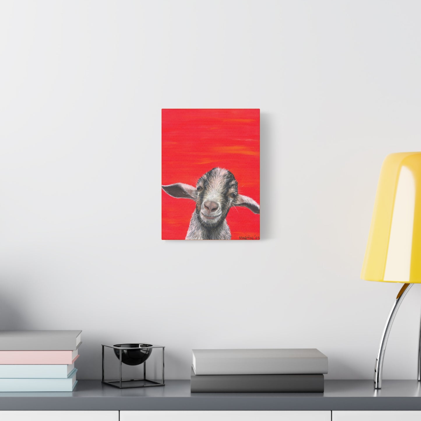 Parsnip the Goat Canvas Gallery Wrap