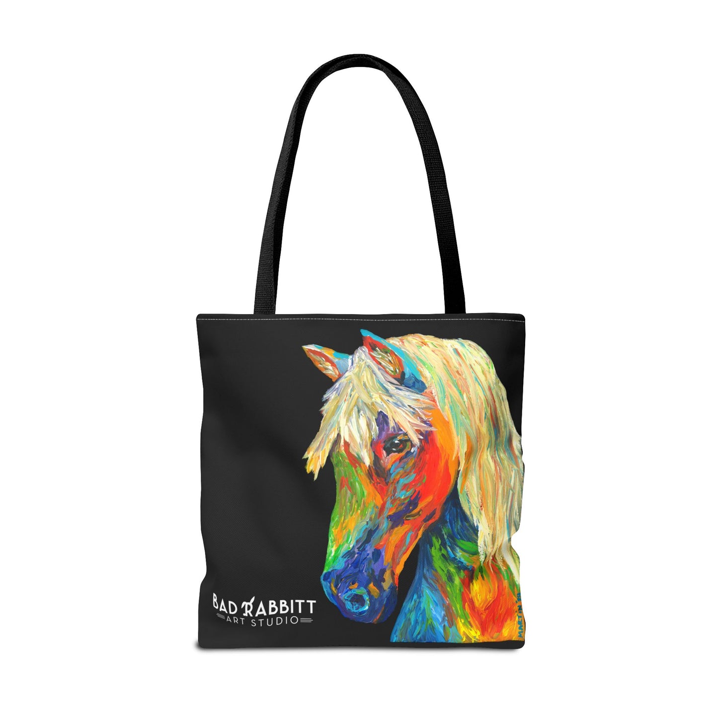 Rainbow Horse Tote Bag (AOP)