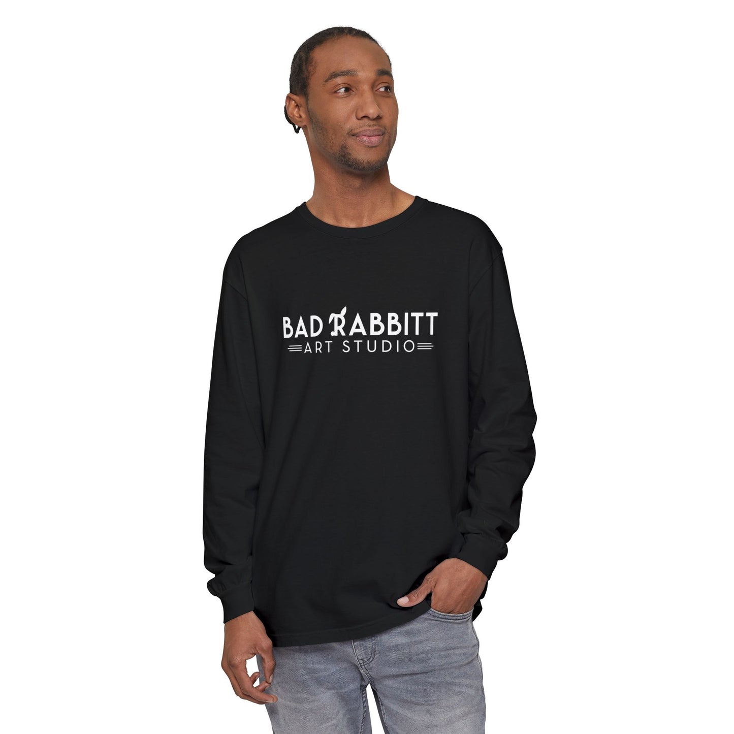 Bad Rabbitt Art Studio Comfort Color's Unisex Garment-dyed Long Sleeve T-Shirt