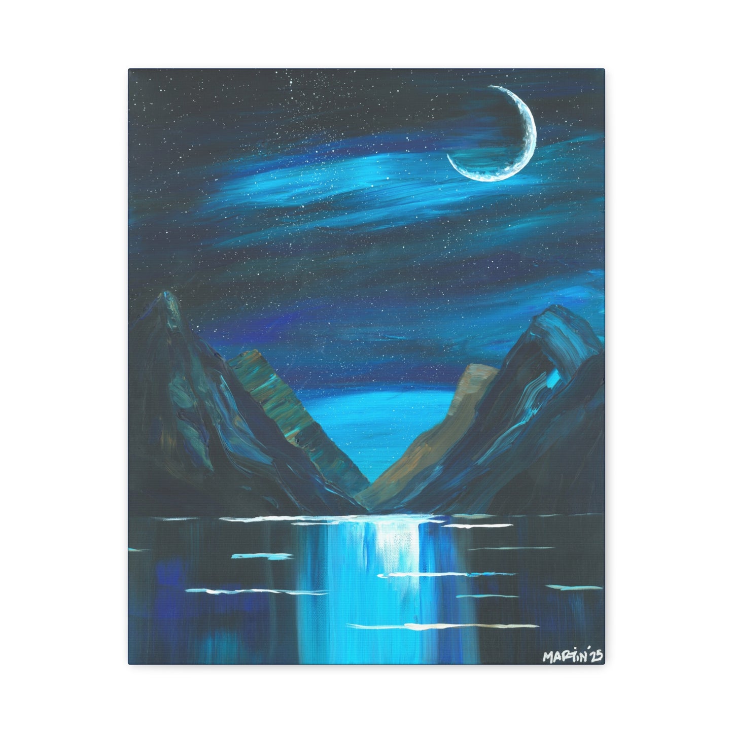 Moon Valley - Matte Canvas, Stretched, 1.25"