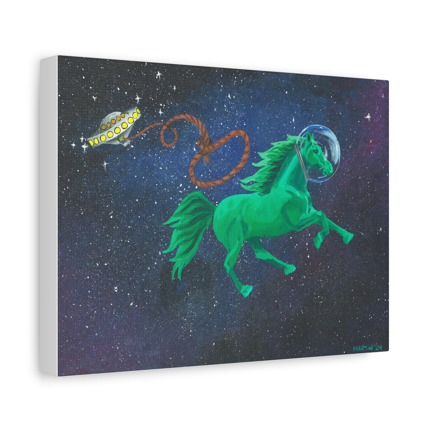 Space Horse Canvas Gallery Wrap