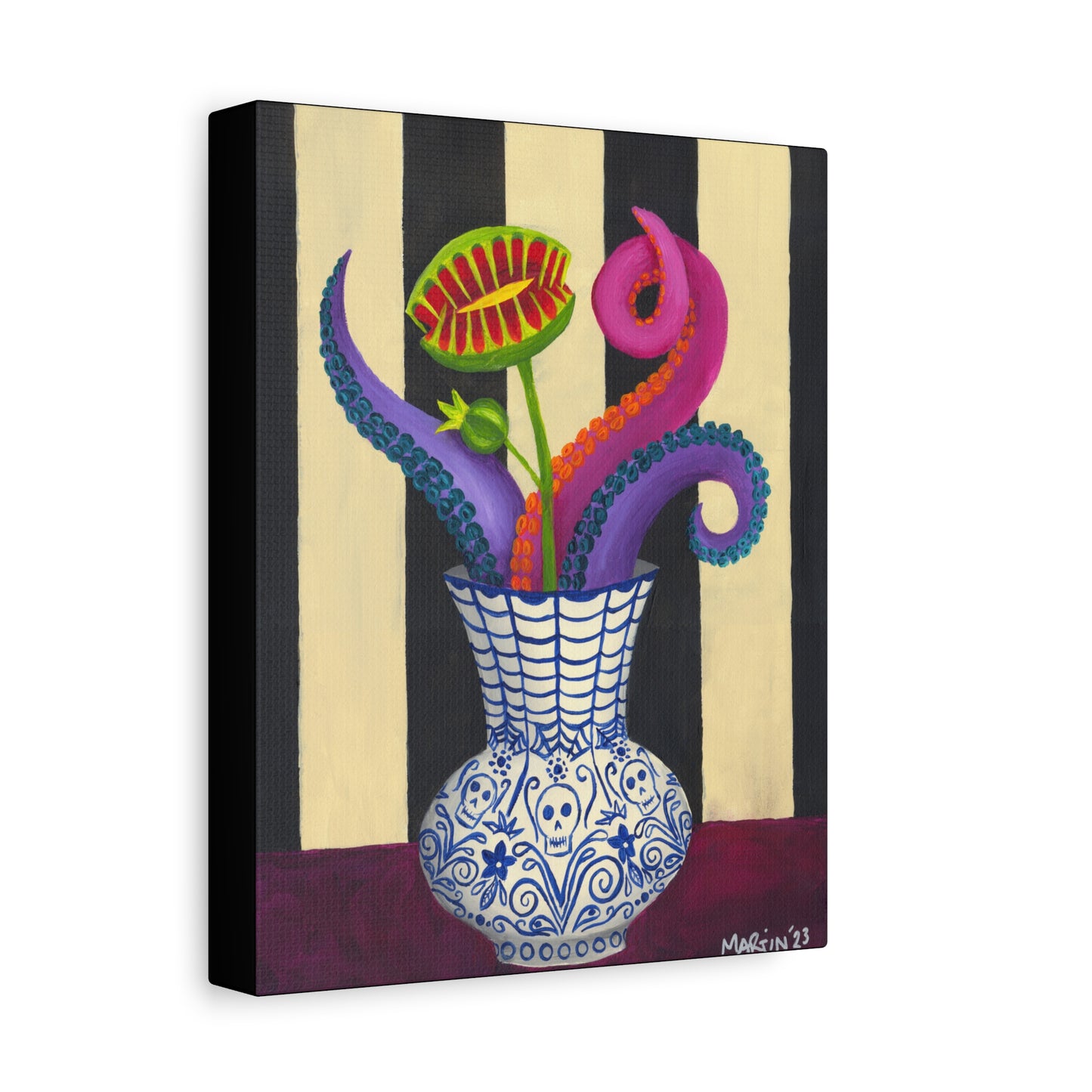 Spooky Flowers Canvas Gallery Wraps