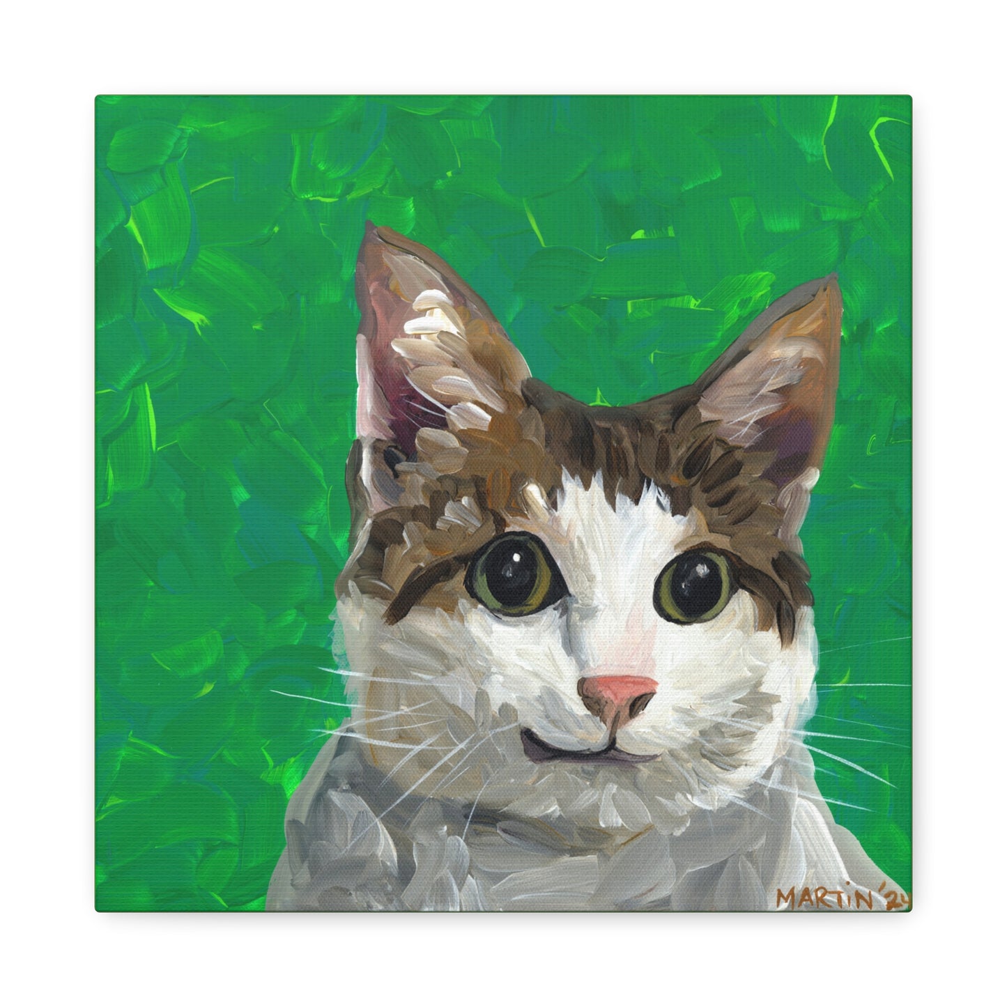 Goofy Tabby Canvas Gallery Wrap