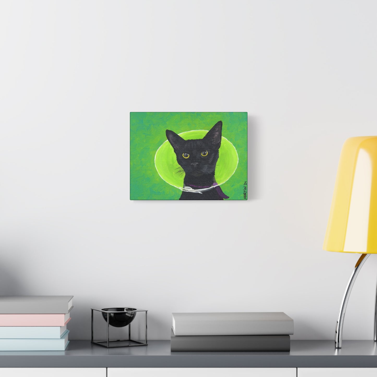 Gene Parmesan Cone of Shame - Canvas Gallery Wrap