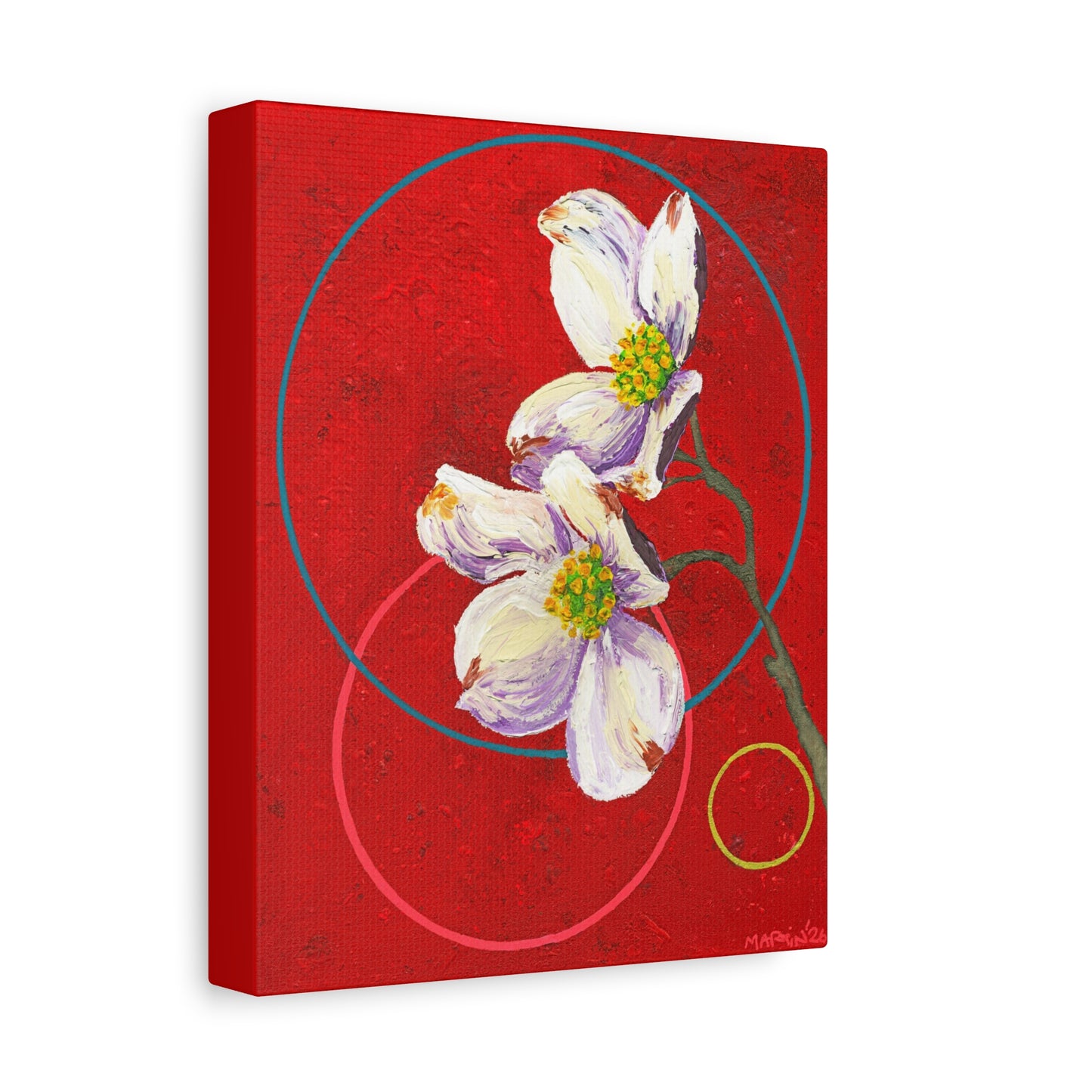 "Dogwood" Matte Canvas, Stretched, 1.25"