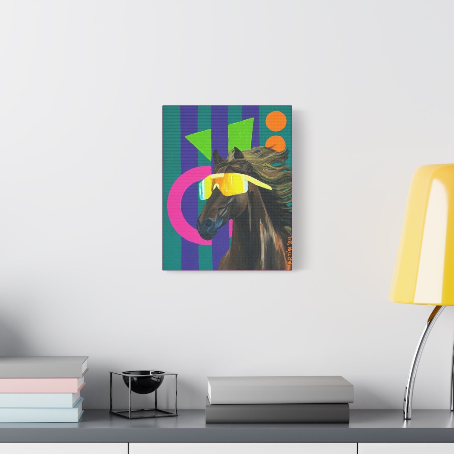Dude Bro Horse Canvas Gallery Wrap