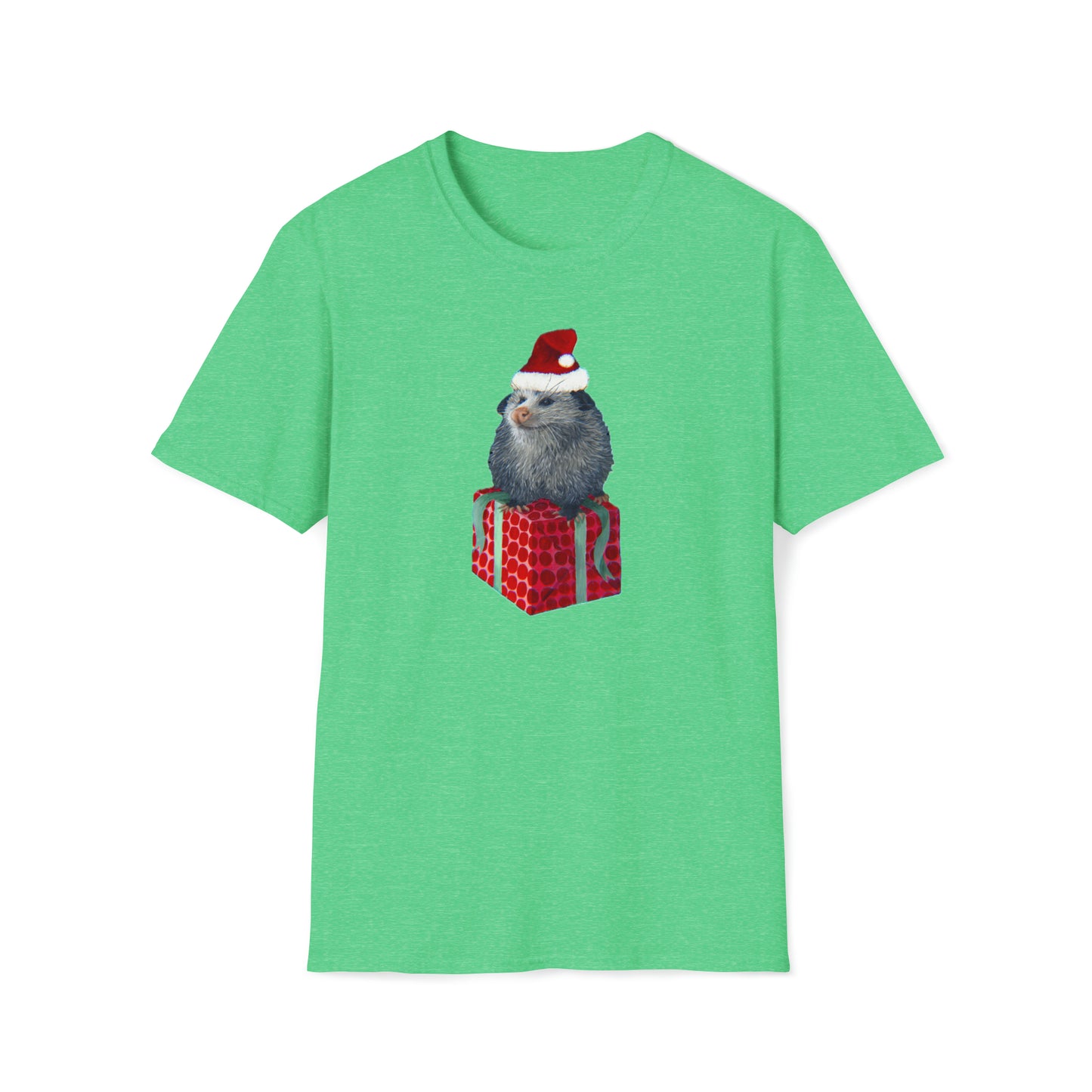 Christmas Opossum Unisex Softstyle T-Shirt