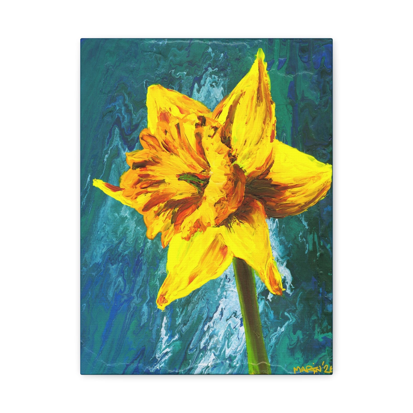 "Daffodil" Matte Canvas, Stretched, 1.25"