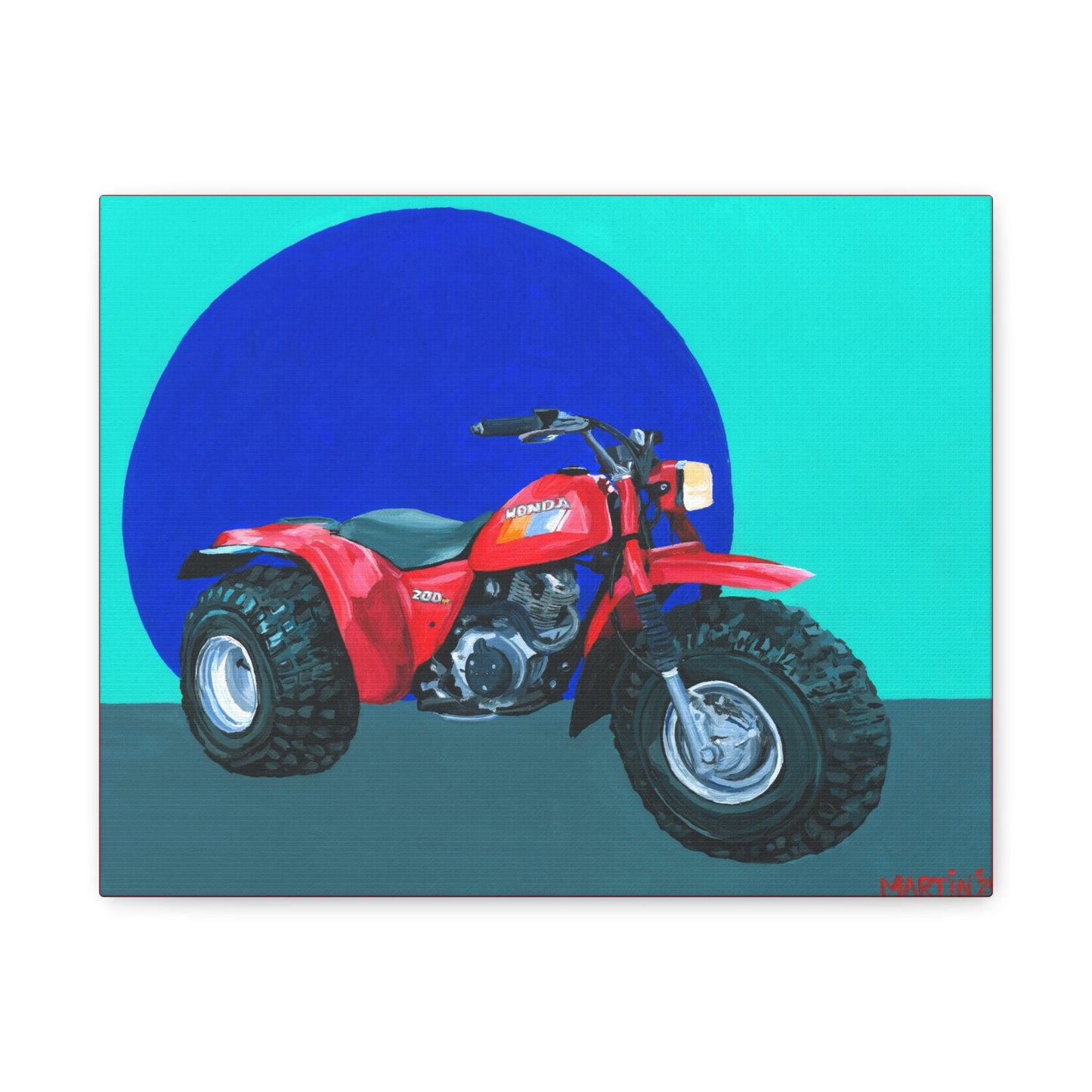Honda ATC 200 Canvas Gallery Wrap