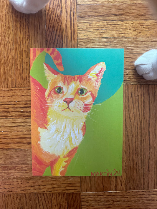 Little Orange Guy Print - 5x7" - FREE SHIPPING IN THE US