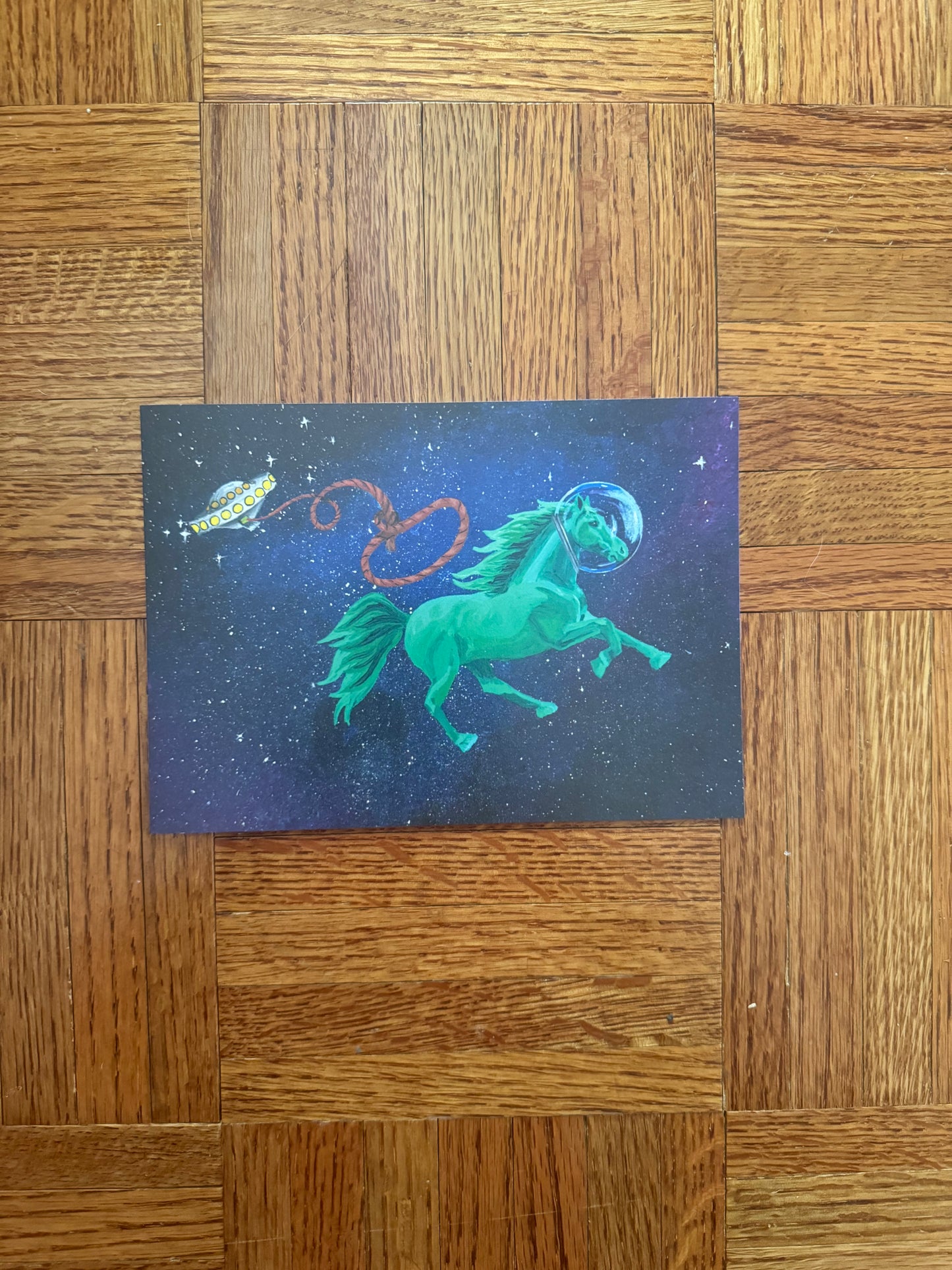 Space Horse Print - FREE SHIPPING IN THE US
