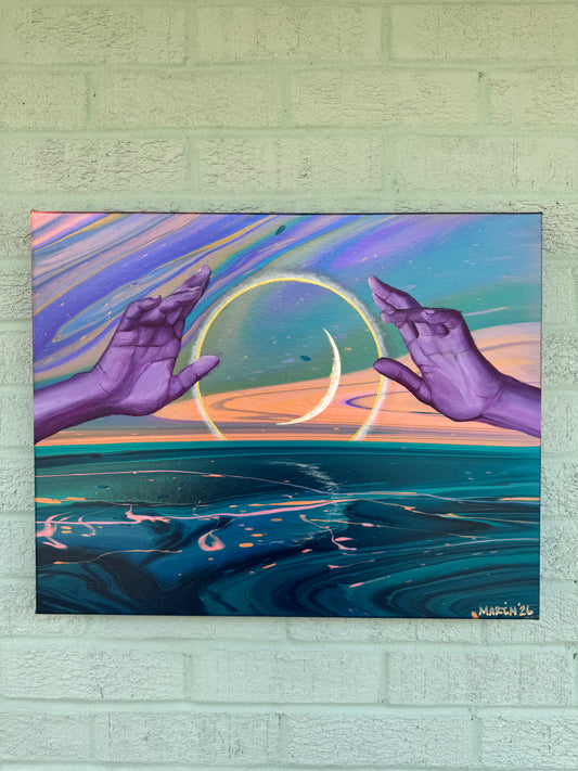 "Us, by Name" Original Painting - Acrylic on 16x20" Gallery Canvas - FREE SHIPPING in the US!