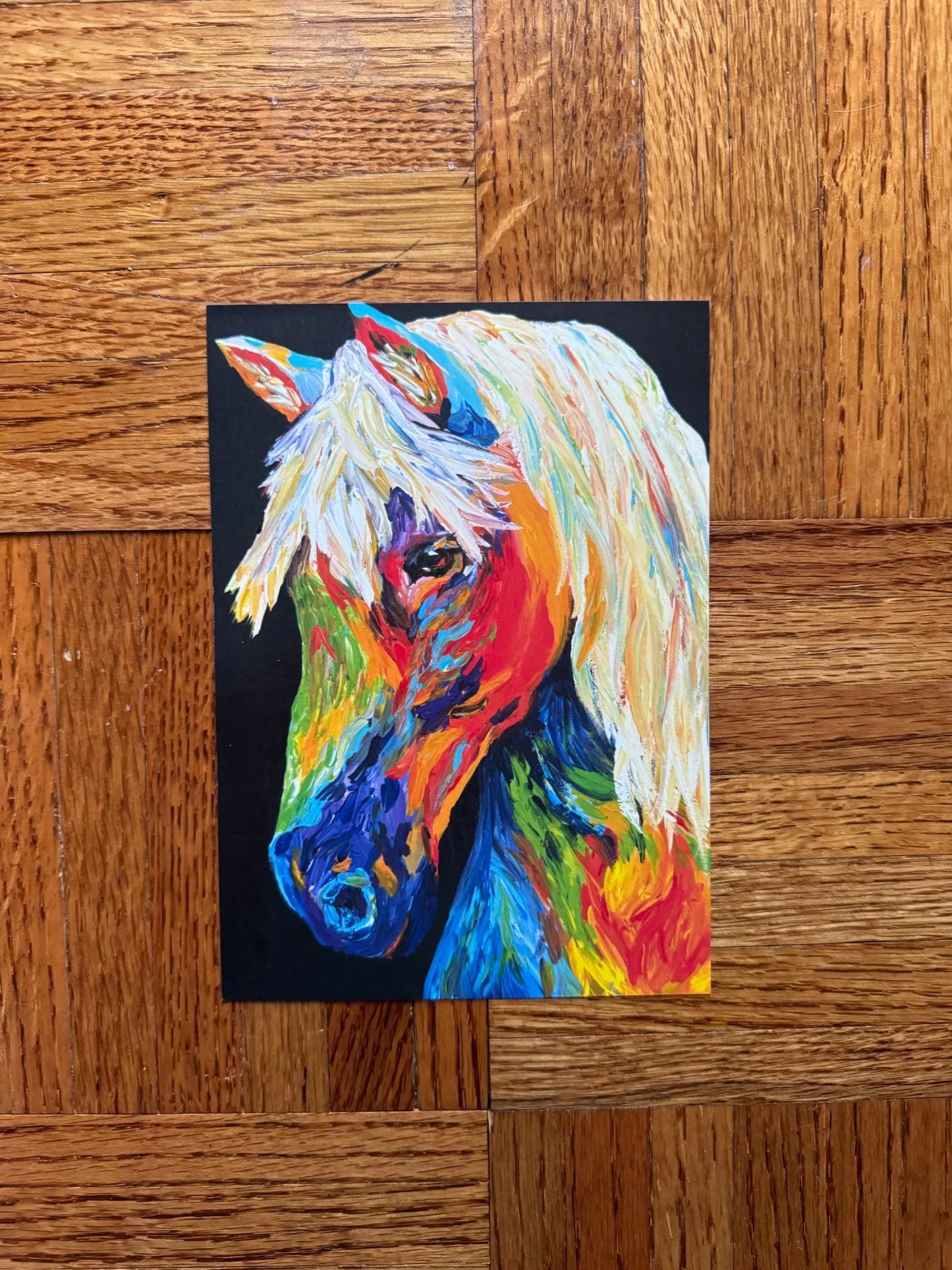 Rainbow Horse Print - FREE SHIPPING IN THE US